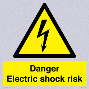 Danger Electric shock risk